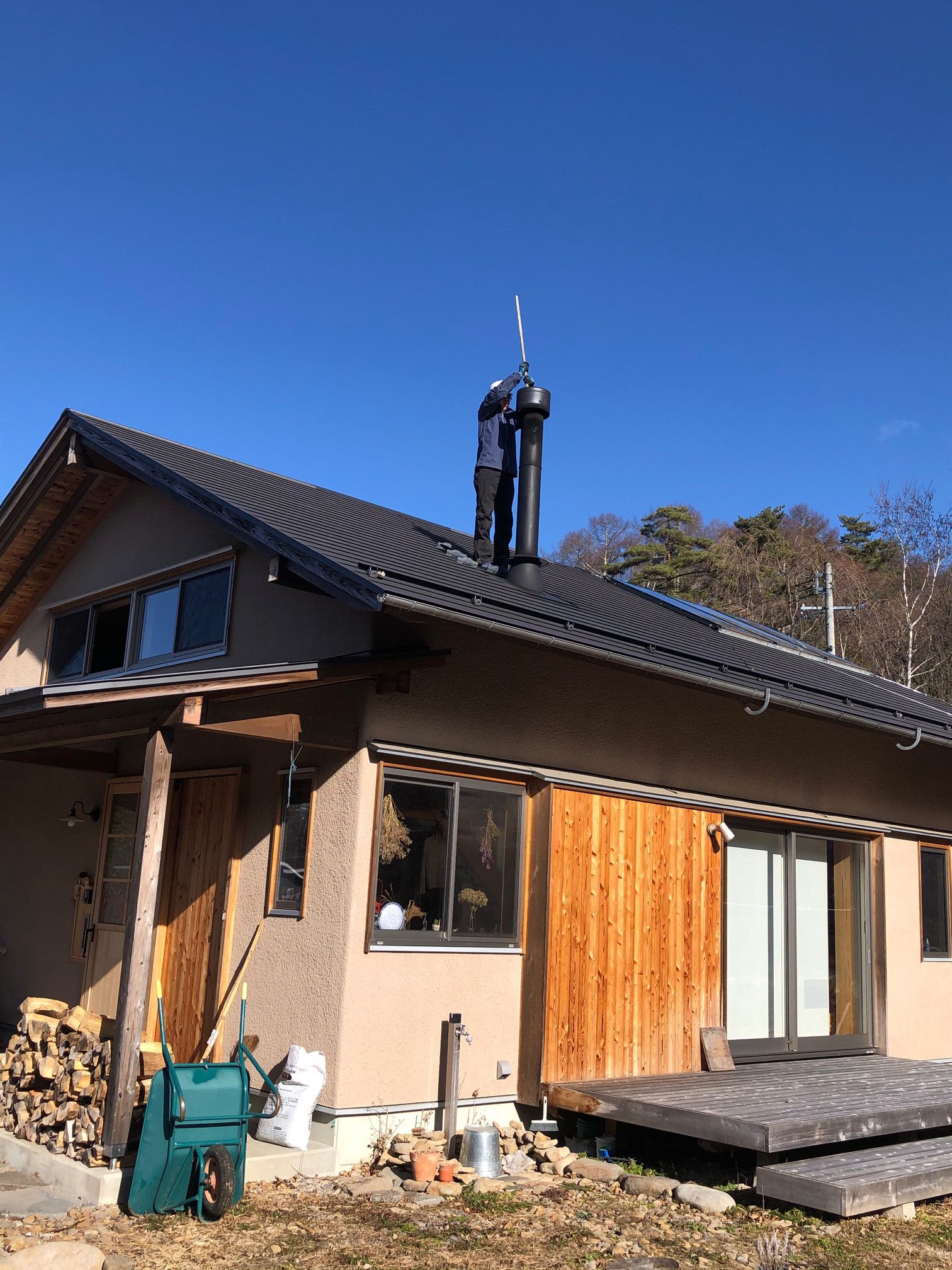 中吉日記 #09「煙突掃除」 | 八ヶ岳に住む。